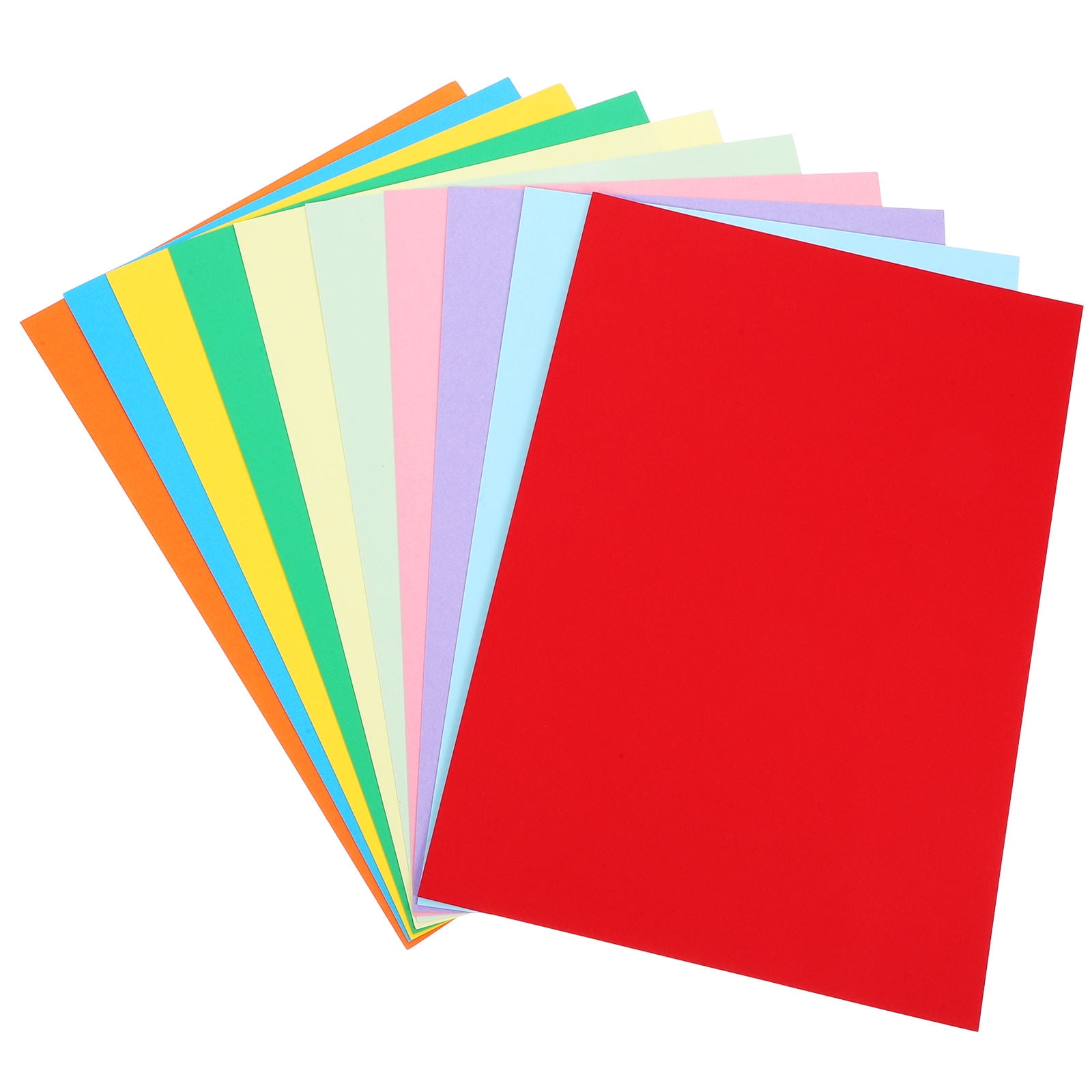 Masteelf 50 Sheets Colored Cardstock Lightweight Construction Paper For Diy Crafts Scrapbook Making School Supplies Office New Year