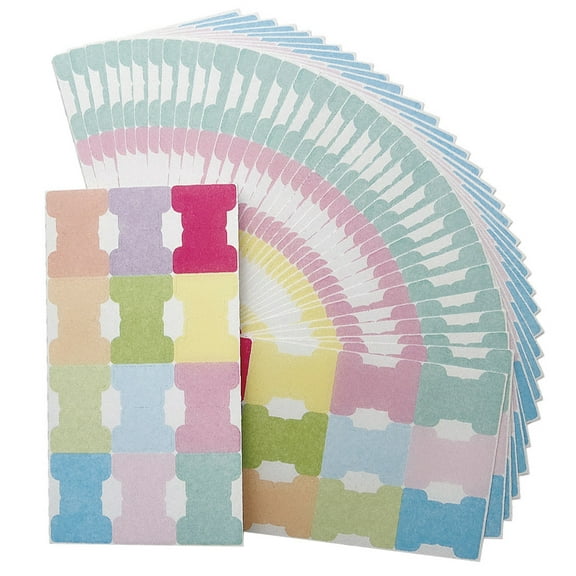 Masteelf 50 Sheets Sticky Tab Sticky Index Tab Page Index Tab Writable Colored Sticky Tab