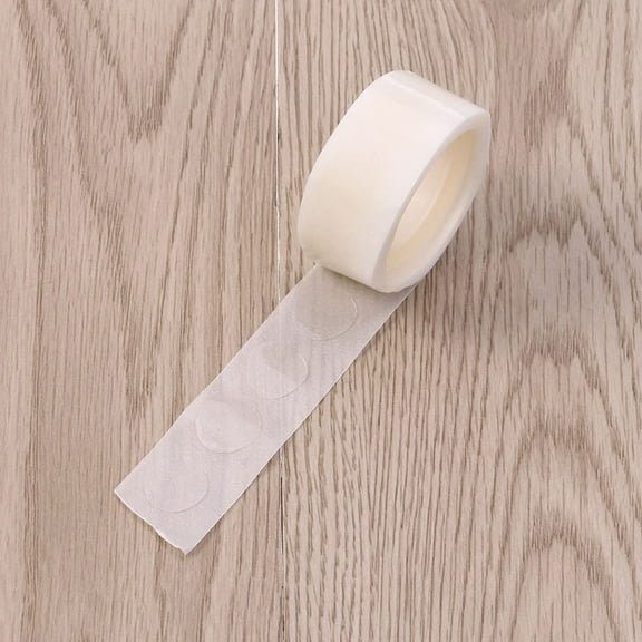 Masteelf 500 Pcs Balloon Glue Adhesive Points Tape for Wedding Decor Solid Gum White 5 Rolls