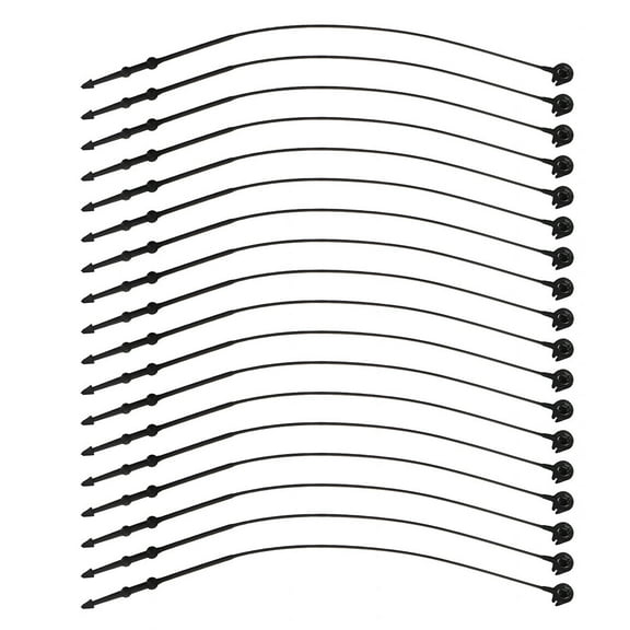 Masteelf  5000 Pcs Fasteners Plastic Sling Easy to Thread Tag Slipper Tags
