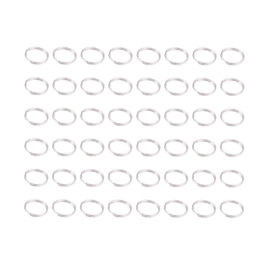 500Pcs 10MM Open Rings Jewelry Accessories Round Shape Double Circle ...
