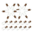 thumbnail image 1 of Masteelf 50Pcs 1.5ml Clear Mini Glass Jars DIY Wish Bottles for Message Weddings Wish Party Favors 1.38*0.47*0.47'', 1 of 8