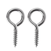 HEATSHAKING jewelry eye screws Screw Eye Pin Carbon Steel Crafting Tools 50Set