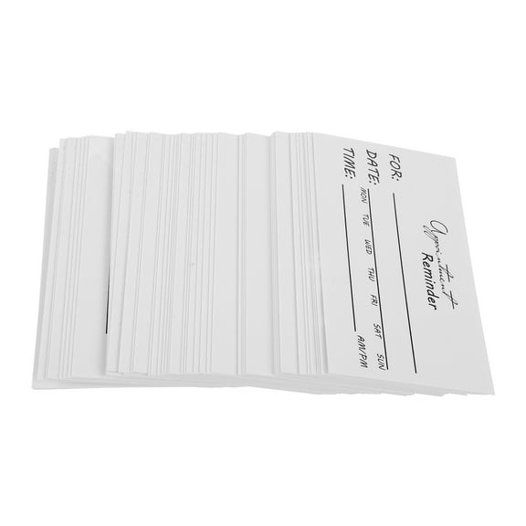 Masteelf 50pcs Appointment Cards Appointment Supply Greeting Cards Delicate Paper Card