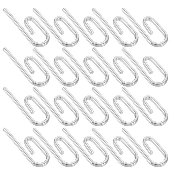 Masteelf 50pcs Heavy Duty Metal Curtain Hook Set Clip on Drapery Hooks Curtain Hangers for Bedroom Living Room Office Bathroom