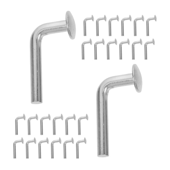 Masteelf 50pcs Heavy Duty Pallet Rack Drop Pin J Bolt Safety Locking Universal Iron Bolts for Industrial Warehouse Storage