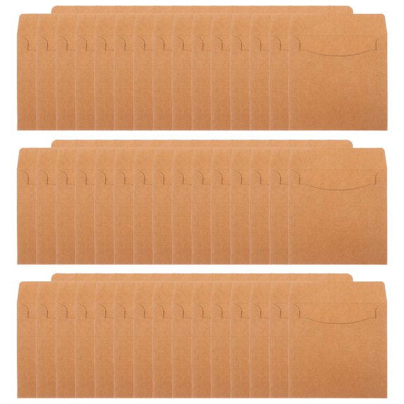 Masteelf 50pcs Retro Paper DVD Sleeve Envelopes Disc Storage Cases Holders for Packaging and