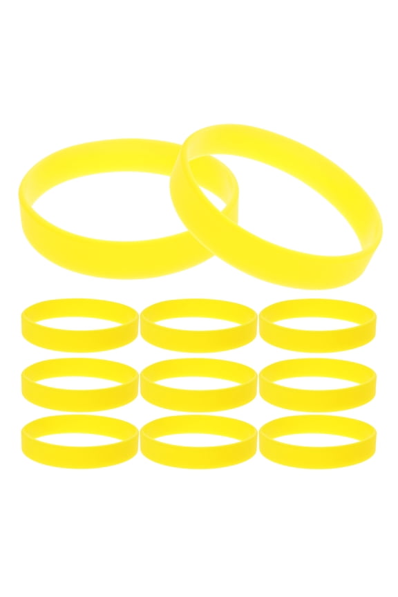 Masteelf 50pcs Stretchable Bracelets Silicone Skin-friendly Bracelets for Theme Events