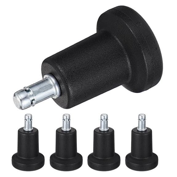 Masteelf 5PCS Bell Glides Fixed Caster Pads Chair Glides Floor Glides Office Chair Wheel Replacement Bell Glides Fixed Feet For Office Chairs