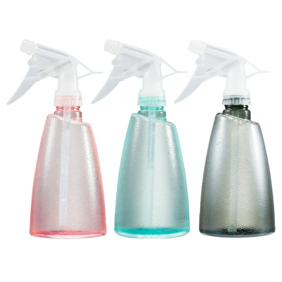 Masteelf 5pcs 500ml Plastic Spray Bottles Refillable Empty Bottles for Pots Plants Watering (Random Color)