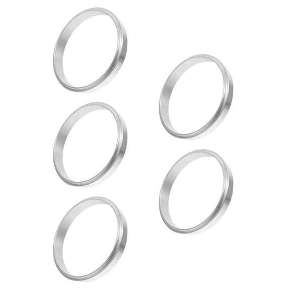 Masteelf 5pcs Aluminum Cup Sealer Ring Cup Sealing Machine Part Milk Tea Sealing Machine Ring Metal Sealing Machine Ring Cup Sealer Machine Part Aluminum Ring Auto Sealer Metal Ring