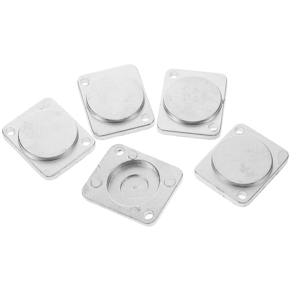 SWETRACE 5Pcs Lightweight Adjustable Metal Panel Mount Blank Cover with Versatile Cable Management
