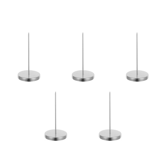 Masteelf 5pcs Memo Spike Holder Ticket Holder Stand Metal Receipt Spike Bill Spike Stand Restaurant Receipt Holder Kitchen Ticket Spike for Storing Notes Bills