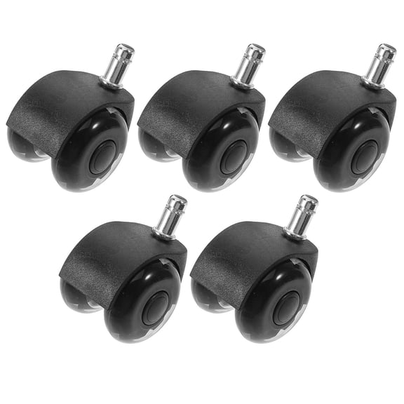 Masteelf 5pcs Office Chair Replacement Casters Rolling Chair Casters Swivel Chair Wheels Roller Casters Office Chair Wheels For Carpet