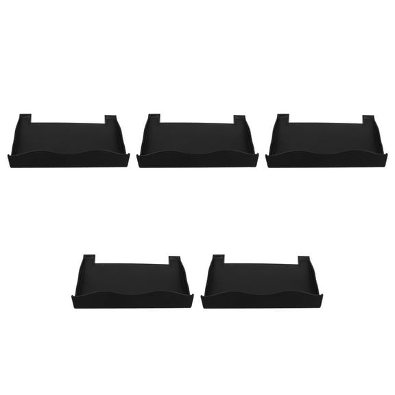 Masteelf 5pcs Pegboard Tray Shelf For Bedroom Storage No-Drill Wall Organizer Accessory Metal Wall Tray For Pegboard Small Tray For Pegboard