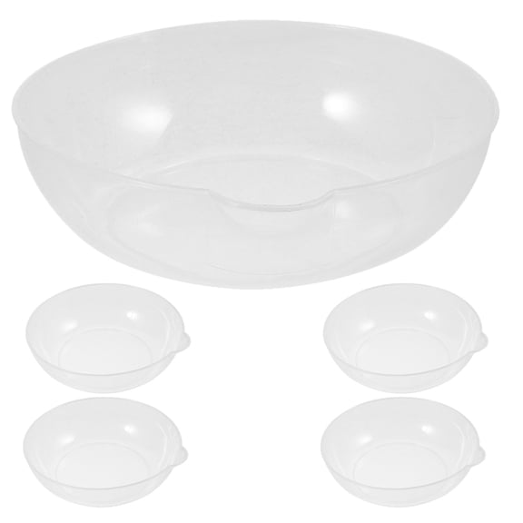 Masteelf 5pcs Plastic Weighing Tray Kitchen Digital Scale Serving Tray Scale Pan Scale Bowl Scale Tray Food Scale Weighing Pan Convenient Weight Scale Tray Weighing Dish