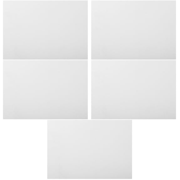 Masteelf 5pcs Sublimation Aluminum Blank Sign Sublimation Poster Board Aluminum Photo Sign for DIY Printing