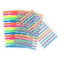 thumbnail image 1 of Masteelf 5pcs Transparent Sticky Notepads Fine Tabs Fluorescent Self-Adhesive Sticky Notepads Thin Text Marker Tabs For Annotating, 1 of 8