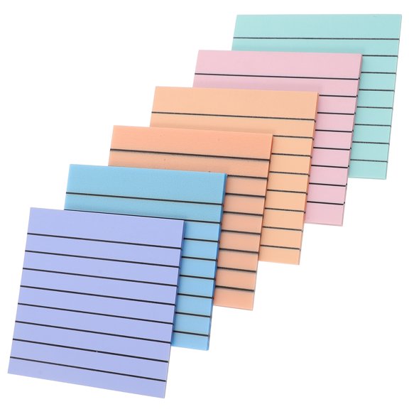 Masteelf 6 Books Flip Pencil Case Notepad Memos Horizontal 7.60X7.60X0.01CM