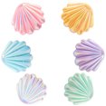 thumbnail image 1 of Masteelf 6 PCS Fridge Magnet Sticker Freezer Resin Magnet Seashell Shape Resin Patch, 1 of 8
