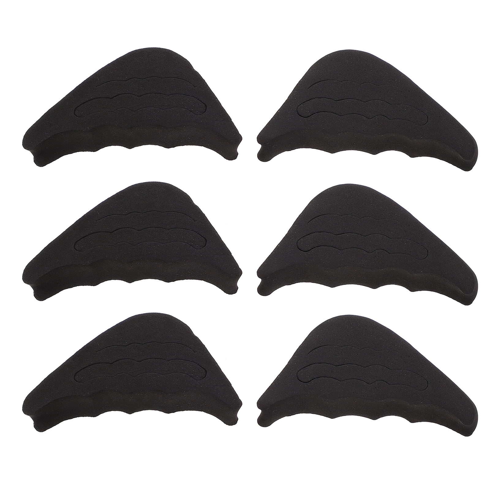 Masteelf 6 Pairs of High Heel Shoe Filler Sponge Plug Shoe Filler Heel Front Inserts