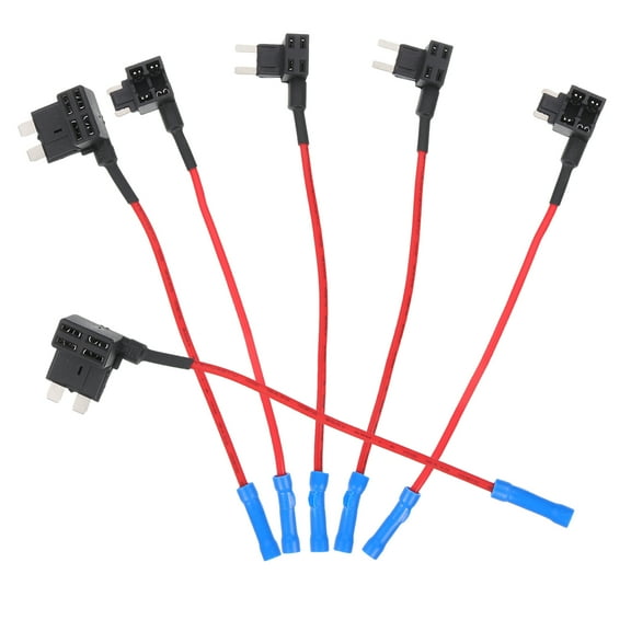 Masteelf 6 Pcs Car Fuse Replacement Holder for Accessory