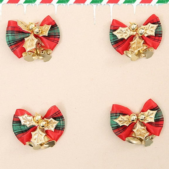 Masteelf 6 Pcs Christmas Tree Decoration Accessories 6pcs Red