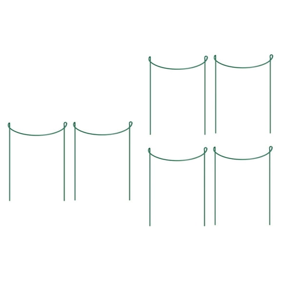Masteelf 6 Pcs Climbing Plants Trellis Support Stakes Hoop