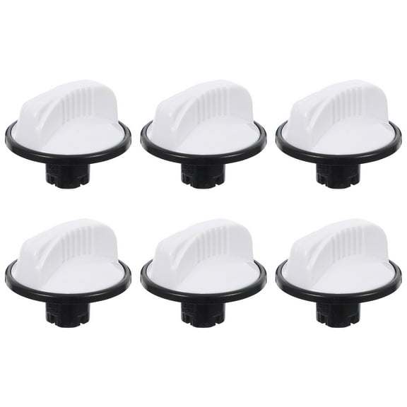 Masteelf Universal Control Knobs for Kitchen Appliances Versatile Material 6pcs Multi Color