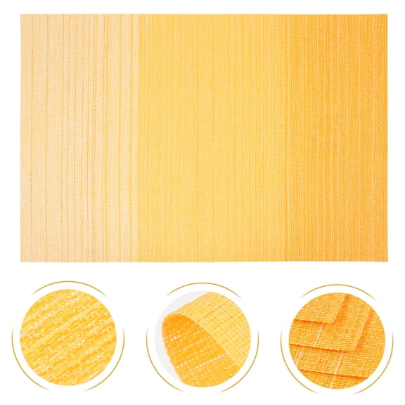 Masteelf  6 Pcs Heat-resistant Table Mat Decor Fine Details Place