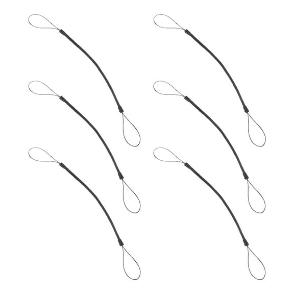 Masteelf 6 Pcs Mobile Phone Straps Travel Pen Lanyard Retractable Stylus Tether