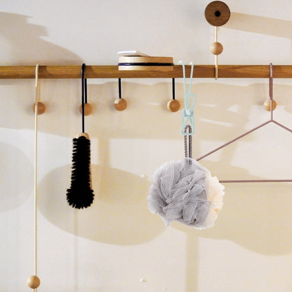 Masteelf  6 Pcs Portable Clothes Pins Drying Clips Long-lasting Travel