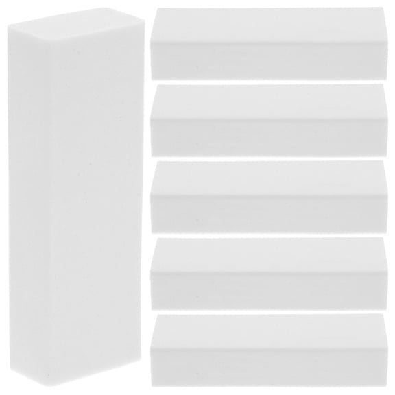 Masteelf  6 Pcs Shoe Washer Mini Sneakers Brush Cutting Machine Accessories Shining Cleaner White