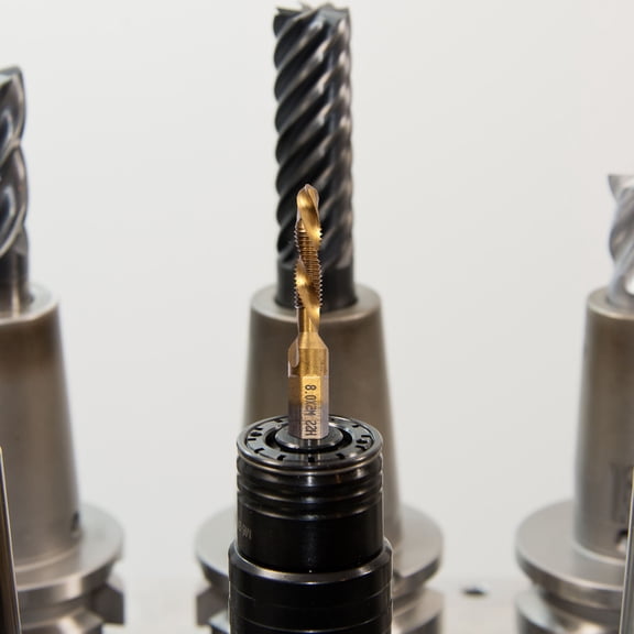 Masteelf 6 Pcs Tapping Brad Point Drill Bits Compound Tap Masonry 7X5cm