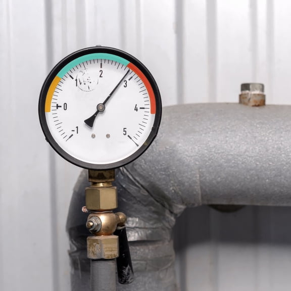 Masteelf 6 Sheets Pressure Indicator Sticker Labels Gauge Marking Decal Identification