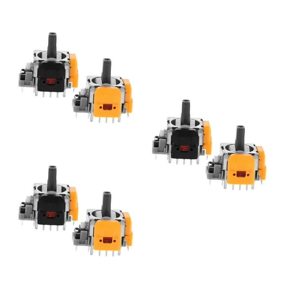 Masteelf 6 pcs Hall-Effect Joysticks Replacement Compatible for DualSense Controller 3D Analog Sensor Wheel Thumb Sticks Rocker Module Replacement Compatible for PlayStation 5 Controller
