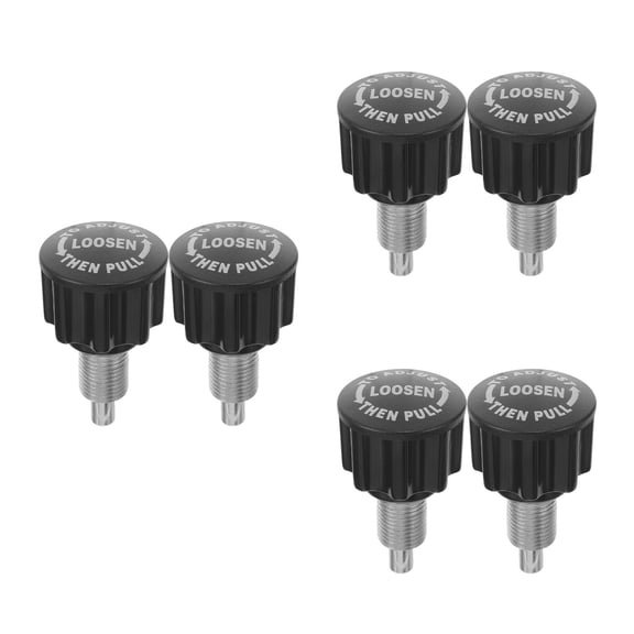 Masteelf 6 pcs Pull Pin Spring Knob Exercise Bike Replacement Parts Exercise Bike Parts Fitness Equipment Ball Knob Weight Bench Pin