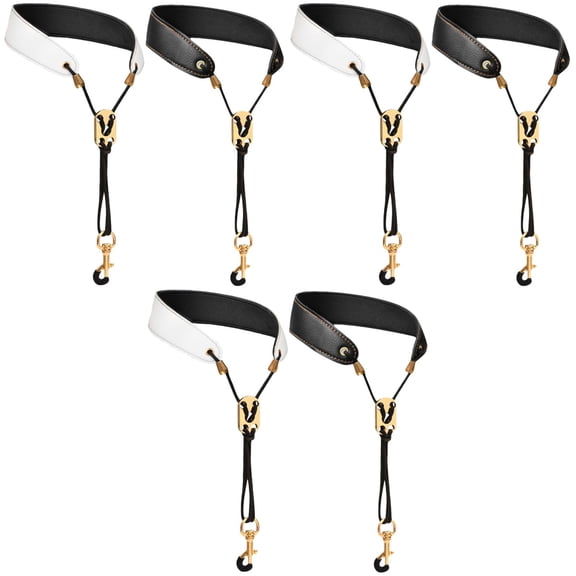 Masteelf 6 pcs Saxophone Neck Strap Professional Adjustable Anti-slip Sax Belt Saxophone Strap