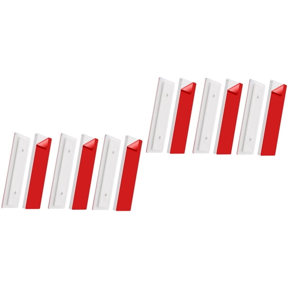 Masteelf 6 pcs  Socket Wall Fixator Free Punching Self-adhesive Plug Fixing Device Power Strip Holder for Home Office