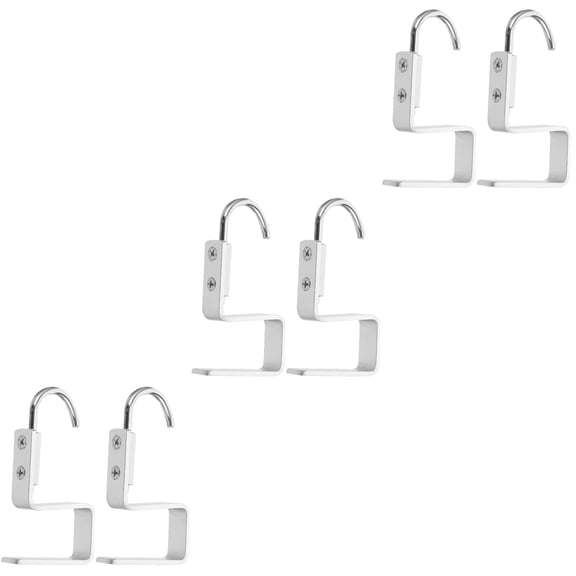 Masteelf 6 pcs Table Backpack Holder Office Desk Handbag Hook Student Table Schoolbag Hanger Hook