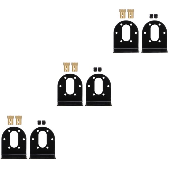 Masteelf 6 pcs  Useful 37mm Diameter DC Gear Motors Mounting Bracket for Small Motors