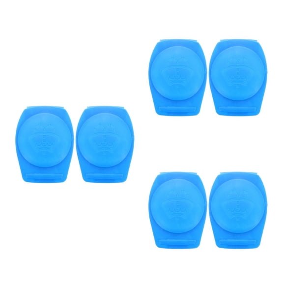 Masteelf 6 pcs Windshield Washer Fluid Reservoir Cap Compatible For Audi Car Window Cleaning Reservoir Tank Bottle Cap Cover