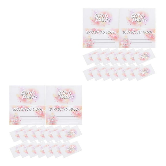 Masteelf 600 pcs Raffle Tickets Entry Form Cards Cards for Contest Contest Raffles Ballot Box Auction Great for Fairs Carnivals and More