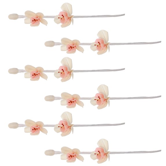 Masteelf 6Pcs Creative Natural Bark Incense Sticks Desktop Office Home Decorations (Assorted Color)