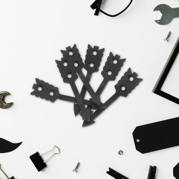 Masteelf 6pcs Heavy Duty European Skull Mount Hanger For Deer And Elk Wall Mounted Metal Bracket For Antelope And