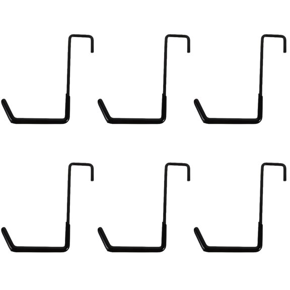 Masteelf 6pcs S Hook Heavy Duty Wall Mounted Hook Garage Wall Hook Wall Mount Storage Hook