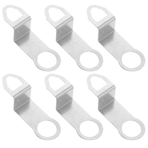 Masteelf 6pcs Wall Clock Back Hook Metal Replacement Bracket Clock Mechanism Hooks Repair Parts Ideal For Home And Office Use