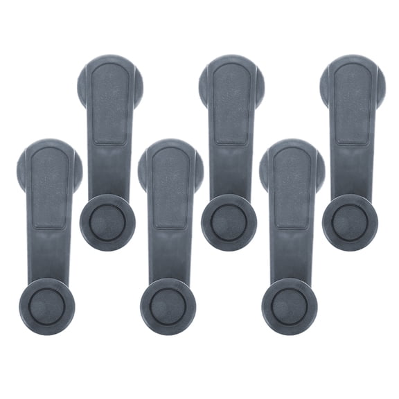 Masteelf 6pcs Window Regulator Plastic Car Window Handle Car Window Crank Handle Winder Car Window Crank Accessories Spline Winder Crank Riser Window Handle Riser