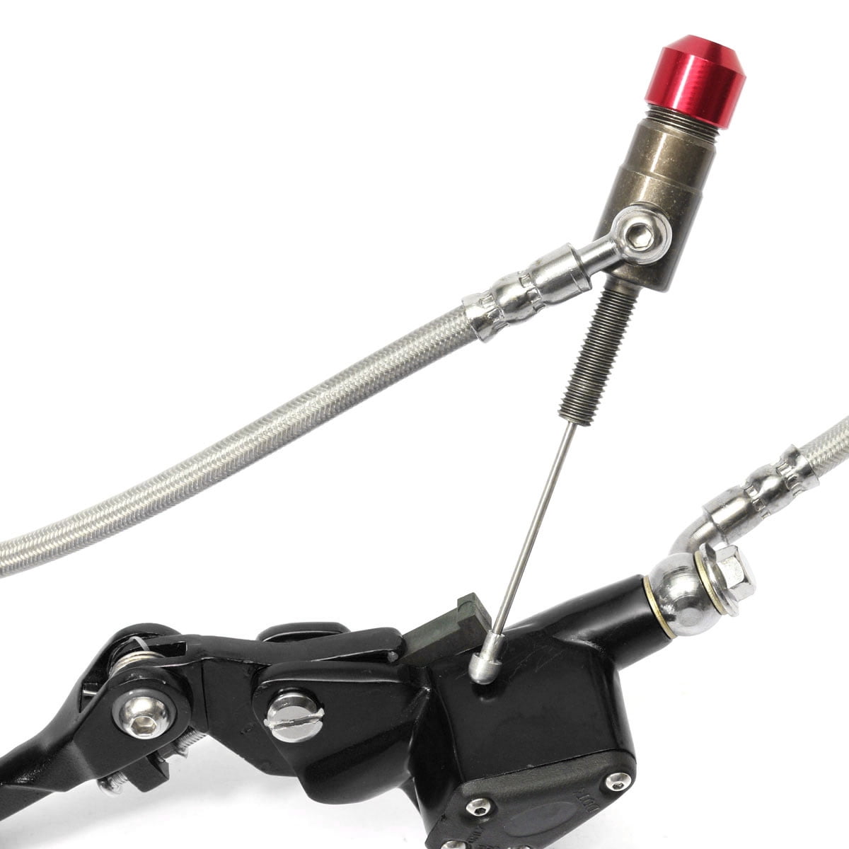 Masteelf 7 /8 Clutch Pump Belt Dirt Bike Brake Line Front Master Cylinder Black