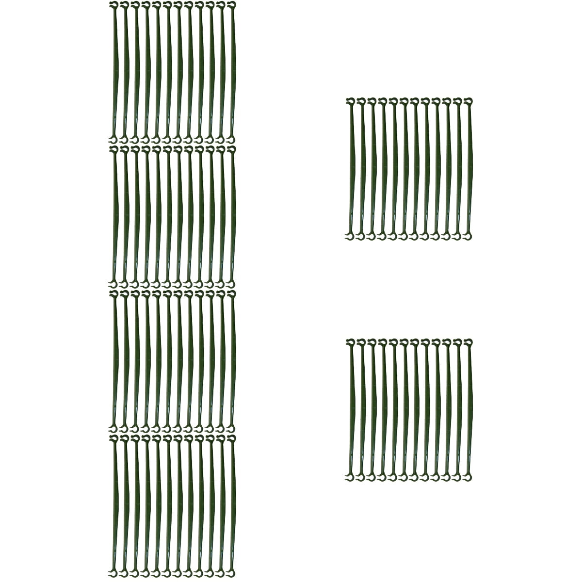 Masteelf 72 pcs  DIY Trellis Connectors Adjustable Tomato Cage Stake Climbing Plants Connectors